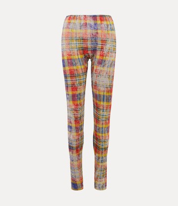 Vivienne Westwood Leggings Print Fluid Jersey Distressed-tartan M Unisex