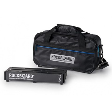 rockboard duo 2.0 效果器板+袋 32x14公分 warwick 公司品牌
