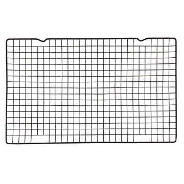 E.dot 不沾烘焙冷卻架 碳鋼材質 黑色  40.5 x 25.5 x 1.5cm  1個