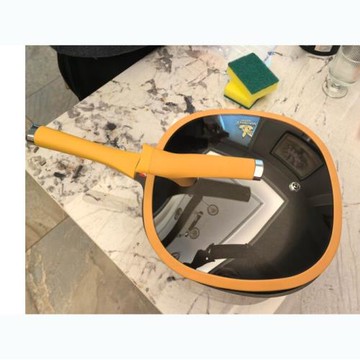 邁巴勒鈦極巖鑄不粘鍋少油煙家用32CM炒鍋耐用不粘鍋