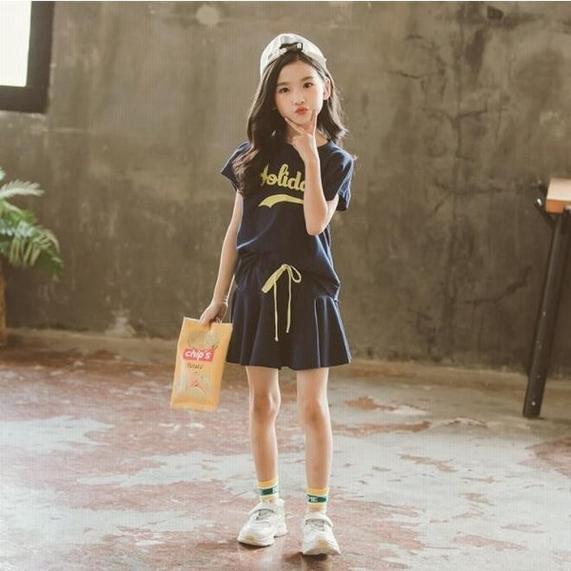 子供服 おしゃれ ジャージ ジュニア 女の子 スカートセット スウェット セットアップ キッズ スポーツウェア 部屋着 カジュアル 通販 Lineポイント最大get Lineショッピング