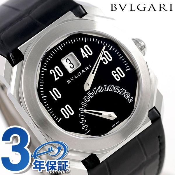 ブルガリ BVLGARI 腕時計 メンズ BGO38BSLDBR オクト レトログラード 38mm OCTO RETROGRADI 38mm 自動巻き（BVL 300/手巻き付） ブラックxブラック アナログ表示