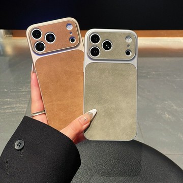 適用於iPhone17 16 15 14 13 12promax手機殼 防摔防磨防刮 耐髒 秒變小羊皮 加強防摔保護殼