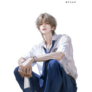 【8 月新品】07-137-0072 人物貼紙 簡約夏日男孩