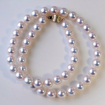8-9.5mm 日本 Akoya 海水珍珠 大珍珠項鍊 高貴款 送媽媽 母親節禮物 優雅百搭設計