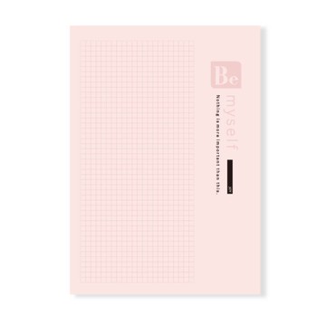 Be Myself 25K特厚方眼-粉