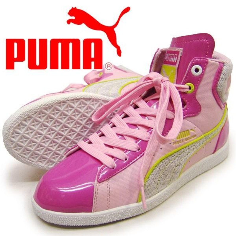 プーマ Puma ジュニア ファーストラウンドシャーベットBG ピンク