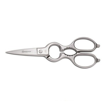 WUSTHOF 三叉 不鏽鋼廚房剪刀  21cm  銀色  1支