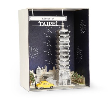 知音文創｜紙模型DIY材料包-城市地景紙風景(多款可選)