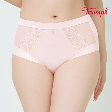 黛安芬-FLORALE 緊緻纖型2.0 高腰三角內褲 M-EEL 柔粉｜74-7048 CQ