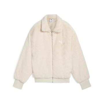 PUMA 流行系列仿皮草 女 立領外套 63216987