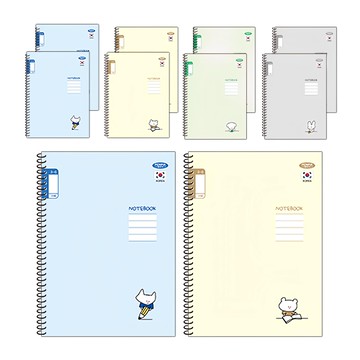 Penpia 2000 國小3-6年級 橫線線圈筆記本  10個  顏色隨機