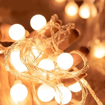 造型燈串 圓球燈串 裝飾品  暖白 USB款  1個