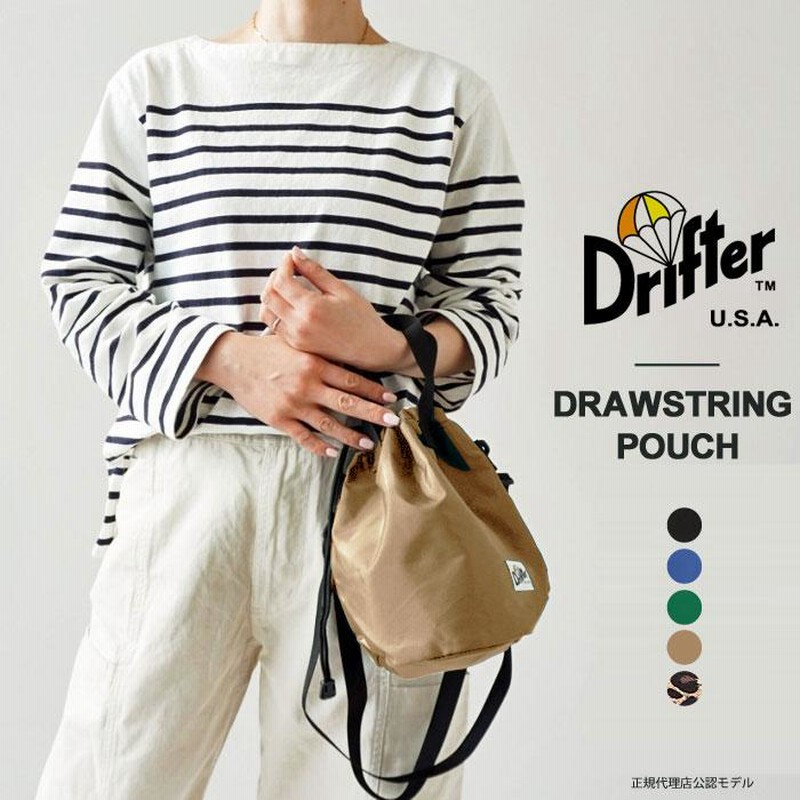 Drifter ドリフター ショルダーバッグ 巾着 ポーチ 2Way ミニ