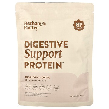 Nuzest, Bethany's Pantry，Digestive Support Protein™，益生菌可可豆，15.87 盎司（450 克）