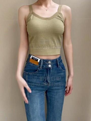 小可愛上衣女純欲性感運動風修身顯瘦美背內搭外穿打底背心【倪醬小鋪】