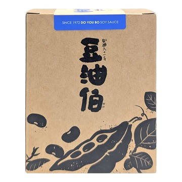 豆油伯 金美滿無添加糖釀造醬油 台灣黃豆醬油 無麩質 不含碘  90ml  1盒