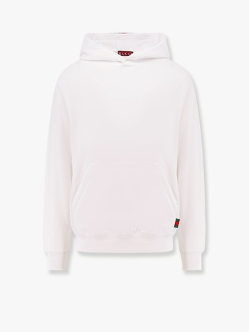 Cotton sweatshirt with logo on the back - GUCCI - gender_Man