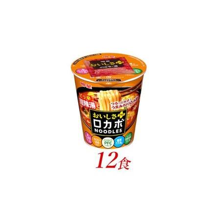 ふるさと納税 明星食品　ロカボNOODLESおいしさプラス　ピリ辛酸辣湯　12食 埼玉県嵐山町