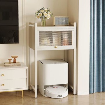 【LEZUN/樂尊】落地書架防塵儲物架