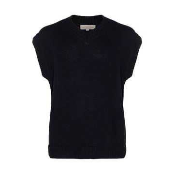 Studio Nicholson - Dark Navy Cotton Blend Sweater