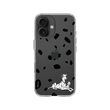 iPhone 16 Clear Case（相機按鈕） 透明 - 迪士尼-經典系列 Disney Classics - 101忠狗 Les 101 Dalmatiens - Pongo et Lucky