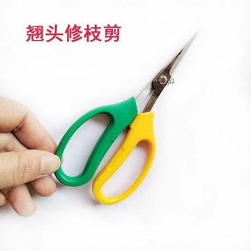 【台灣出貨】不鏽鋼翹頭 摘果剪 園林剪 葡萄剪 便攜式雙色摘果剪 五金工具 優質耐用