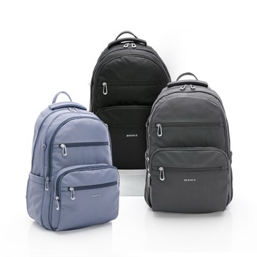 緹花尼龍系列 光影幾何 機能雙肩後背包 多色可選 BNE25115 藍紫