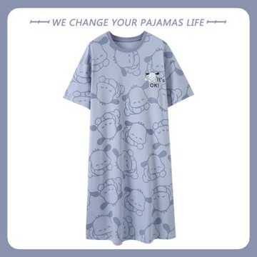 北極絨2025年新款睡裙女款春夏季純棉短袖可愛少女士學生睡衣夏天