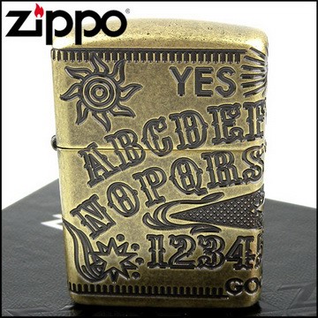 【ZIPPO】美系~Ouija Board-通靈板圖案設計(ARMOR裝甲)