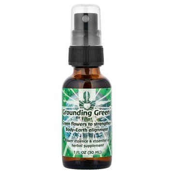 Flower Essence Services, 花卉精華和精油，Grounding Green，1 液量盎司（30 毫升）