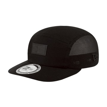 NEW ERA 五分割 透氣 軟帽簷 五分帽 DARK 90S 黑 皮革標 五分割網帽 網帽 【TCC】