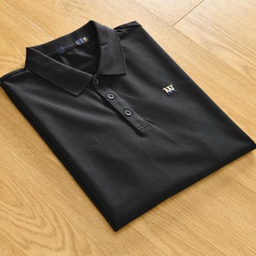 舒爽透氣！精紗珠地棉！外貿男裝工廠剪標尾貨夏季休閑短袖POLO衫