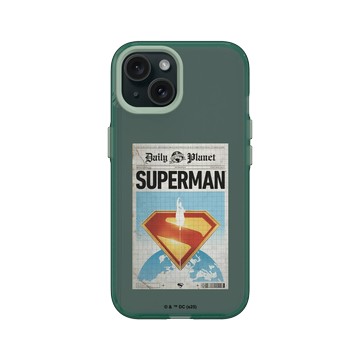 iPhone 15 Clear 憂墨綠 - Superman - Superman-星球日報