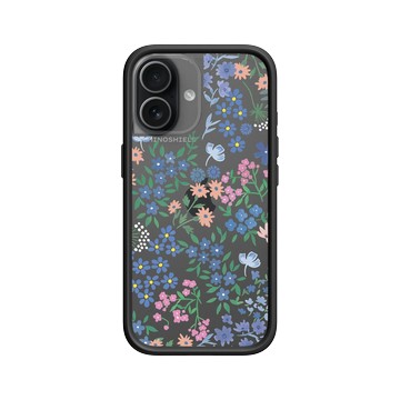 iPhone 17 Mod NX -邊框背蓋組合 (相機按鈕) 黑 - 花花草草 / Flowers & Plants - 天際