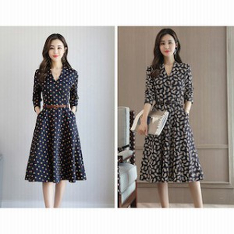 レトロ ワンピース ミモレ ミモレ丈 結婚式 ロングワンピース 大きいサイズ ロング冬 T004 Haln0193 通販 Lineポイント最大1 0 Get Lineショッピング