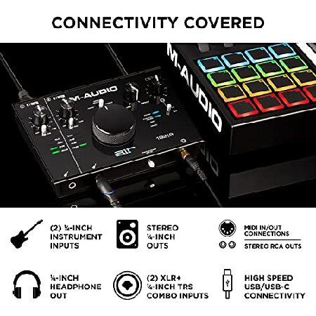 M-Audio AIR 192|8 ＆ Marantz Pro MPM1000 2-In 4-Out USB Audio   MIDI Interface with Recording ＆ XLR Condenser Microphone with Shockmount and Stand