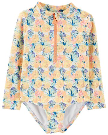Toddler Pineapple 1-Piece Rashguard