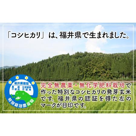 ふるさと納税 無農薬コシヒカリ特選 真空パック5kg〜玄米以上の栄養価と白米に近い柔らかさ〜【2023.. 福井県坂井市