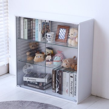 澄境 MIT低甲醛面寬80直立式萬用四層展示櫃-4色選-櫃子/模型櫃/公仔櫃/書櫃/玻璃櫃/收納櫃/展示櫃-DIY