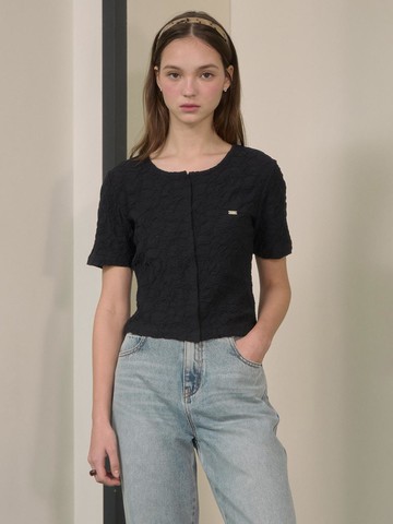 Jacquard Jersey Cardigan (JZTS321H)