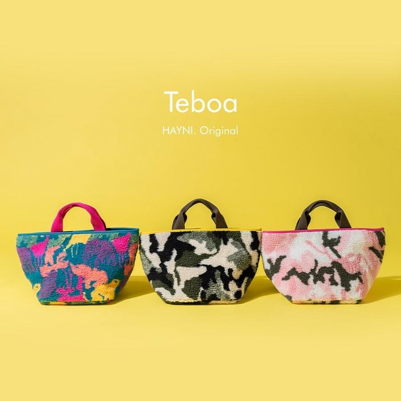 在庫限り／トートバッグ レディース カモフラ 迷彩「Teboa