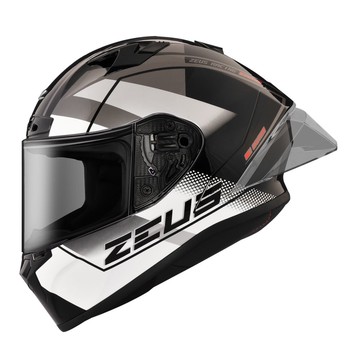 【全新體驗】ZEUS ZS826 BK17 黑白 全罩式安全帽