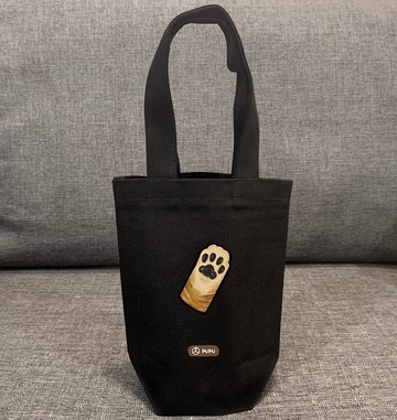 貓掌系列—虎斑貓-黑肉球—台灣製棉麻-提袋-貓掌-肉球—蒼蠅星球