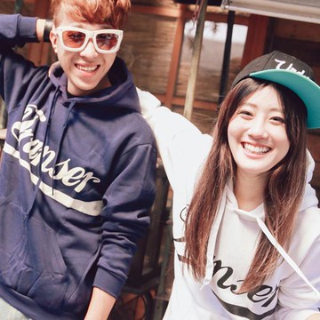 T恤．潮T．MIT純棉．Tshirt．情侶裝．親子裝．【BG0588】刷毛-FRANJER刷毛帽T．艾咪E舖．班服