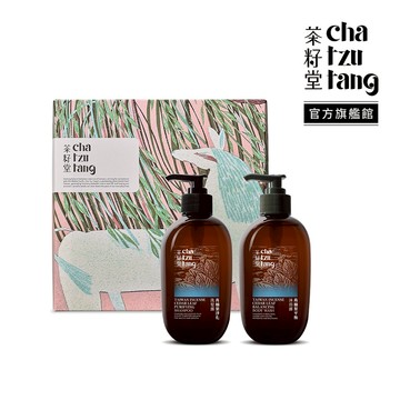 茶籽堂｜胭脂馬版畫禮盒-肖楠葉髮沐雙入組 (附禮袋/新年禮品/保養禮盒/伴手禮)