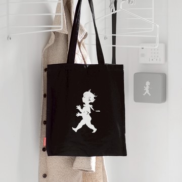 瑞典 Solstickan 小男孩購物袋 黑