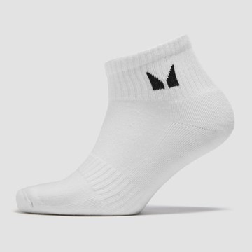 MP Unisex Ankle Socks (1 Pack) - White - UK 6-8