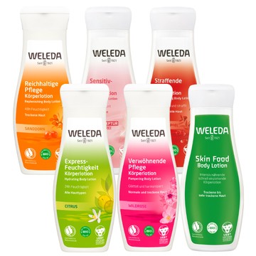 德國原廠版 Weleda 薇莉達  滋養身體乳液 沙棘 玫瑰 柑橘 石榴 杏仁 200ml 身體保濕 滋潤【心心哈德】現貨 全館499超取免運｜全場下殺★滿額再享折扣