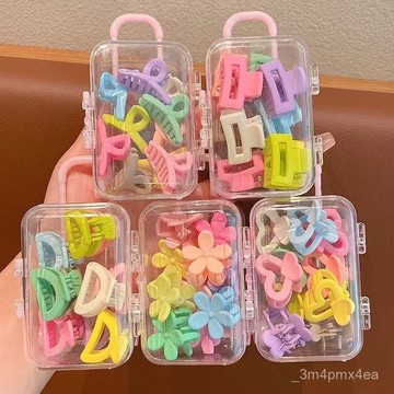 新款彩色小抓夾公主頭飾女夏季碎髮劉海夾側邊夾子小女孩可愛髮飾